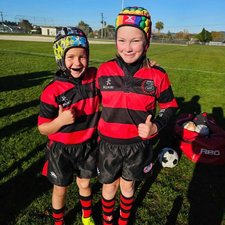 Junior Rugby with Hamilton Old Boys